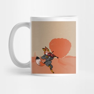 fox fiddler Mug